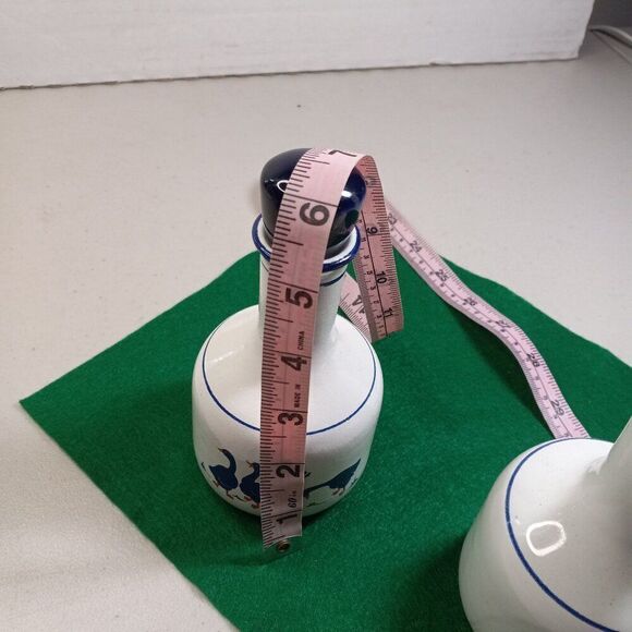 Vintage Rosenthal Netter Cobalt Blue Art Pottery Kitchen Ceramic Jar & Stoppers - Picture 8 of 9